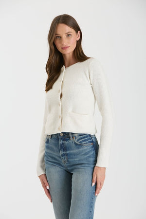 THE AMORE GOLD BUTTON KNIT - ONE LEFT~