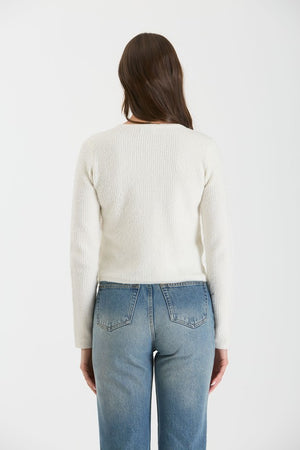 THE AMORE GOLD BUTTON KNIT - ONE LEFT~