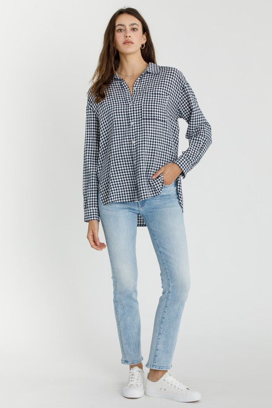THE ACROSS GINGHAM SHIRT