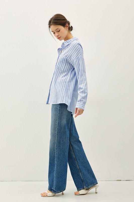 THE LIFE LATELY STRIPED SHIRT