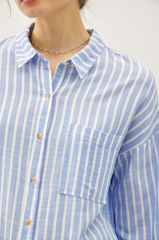THE LIFE LATELY STRIPED SHIRT