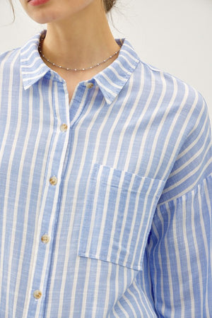 THE LIFE LATELY STRIPED SHIRT