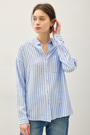 THE LIFE LATELY STRIPED SHIRT