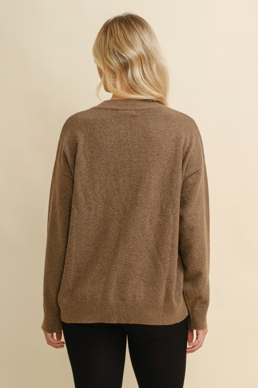 THE HORSESHOE SWEATER - BROWN - PRE-ORDER