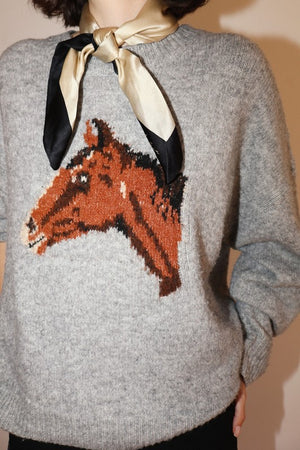 THE BARN TIME IS THE BEST TIME SWEATER - GREY