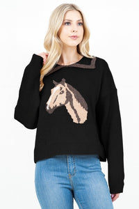 THE STABLE RELATIONSHIP SWEATER - BLACK