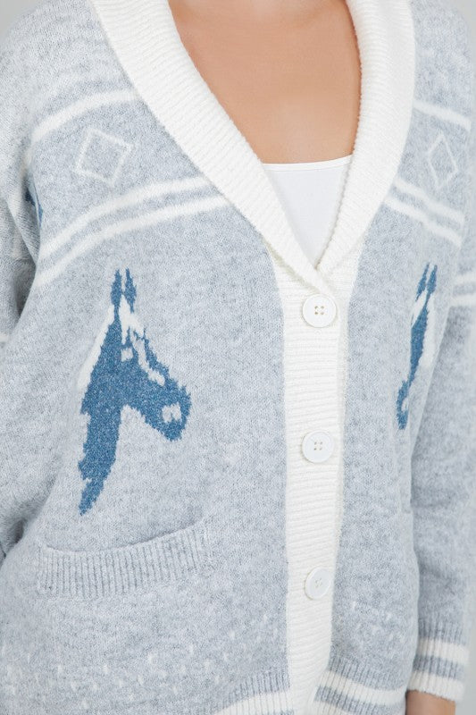 THE EQUESTRIENNE HORSE HEAD KNIT