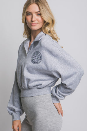 THE WEAR IT POLO SWEAT - ECRU