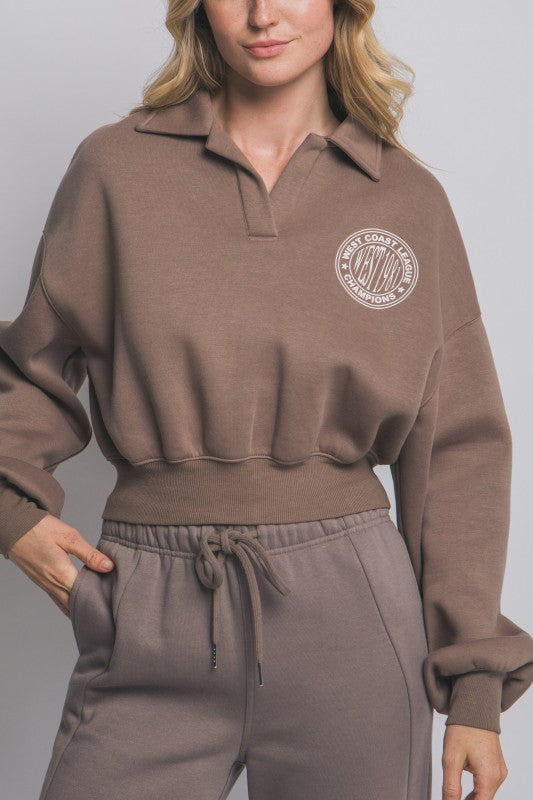 THE WEAR IT POLO SWEAT - ECRU