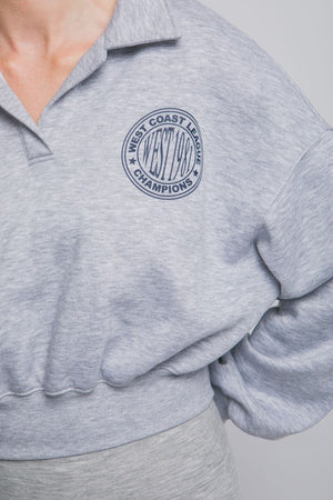 THE WEAR IT POLO SWEAT - ECRU