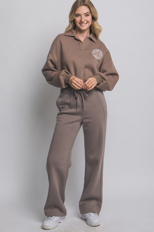 THE WEAR IT POLO SWEAT - ECRU