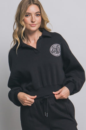 THE WEAR IT POLO SWEAT - ECRU