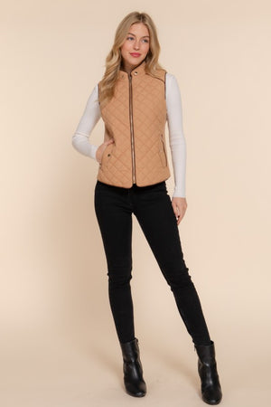 THE EQUICHIC VEST - CARAMEL