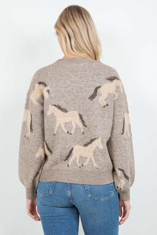 THE FIONA SWEATER - LATTE - NEW COLOR!!