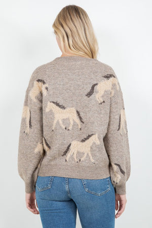 THE FIONA SWEATER - LATTE - NEW COLOR!!