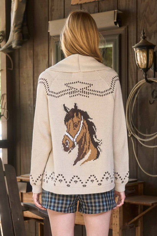 THE AU CHEVAL DESIGNER CARDIGAN