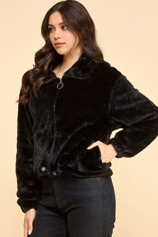 THE COZY FAUX FUR JACKET
