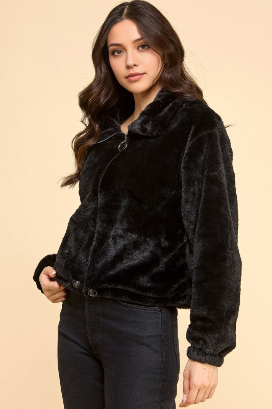 THE COZY FAUX FUR JACKET