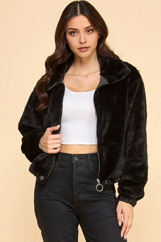 THE COZY FAUX FUR JACKET