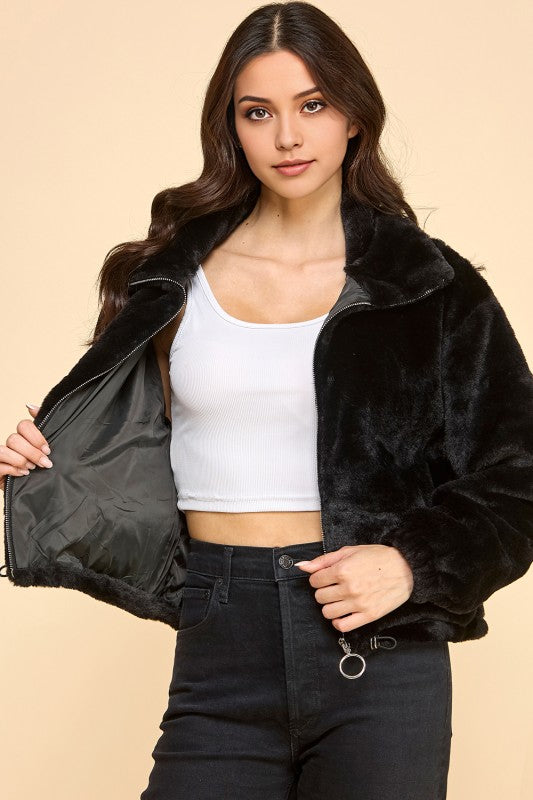 THE COZY FAUX FUR JACKET
