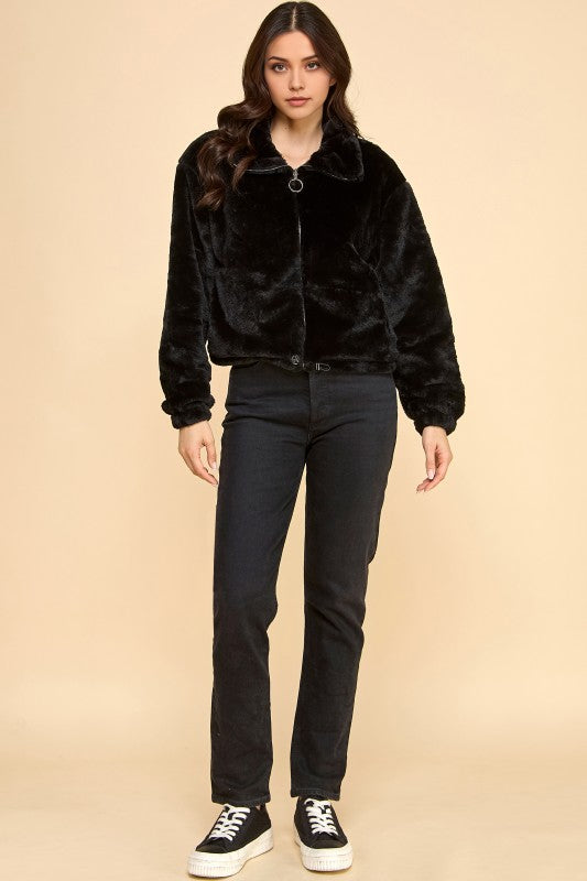 THE COZY FAUX FUR JACKET