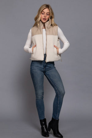 THE REVERSE IT VEST - BEIGE