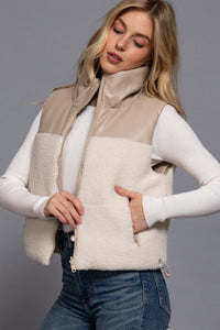 THE REVERSE IT VEST - BEIGE