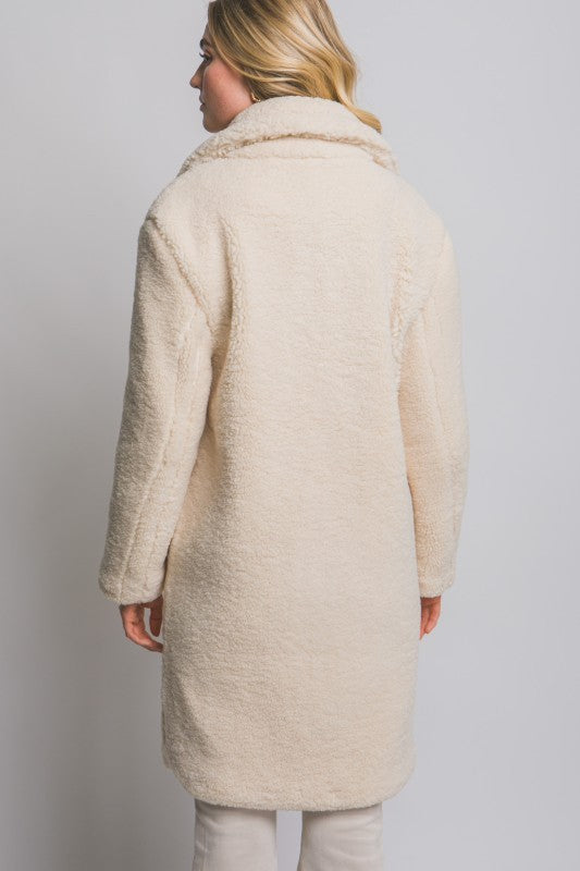 THE BEARY COSY OVERSIZED JACKET - CAMEL