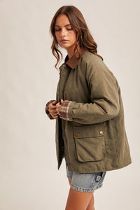 THE OFF-DUTY BARN JACKET - OLIVE