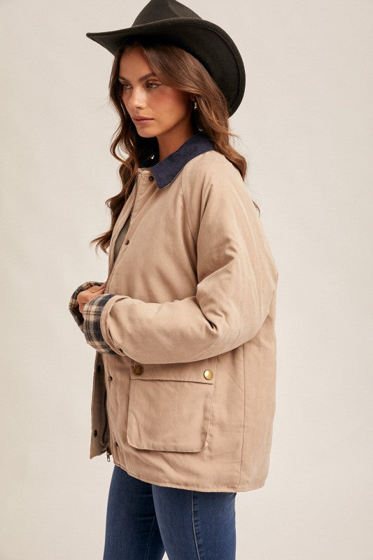 THE OFF-DUTY BARN JACKET - OLIVE