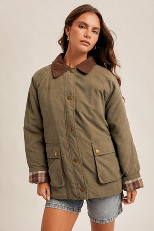 THE OFF-DUTY BARN JACKET - OLIVE