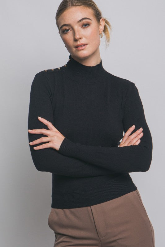 THE TIMING KNIT - BLACK