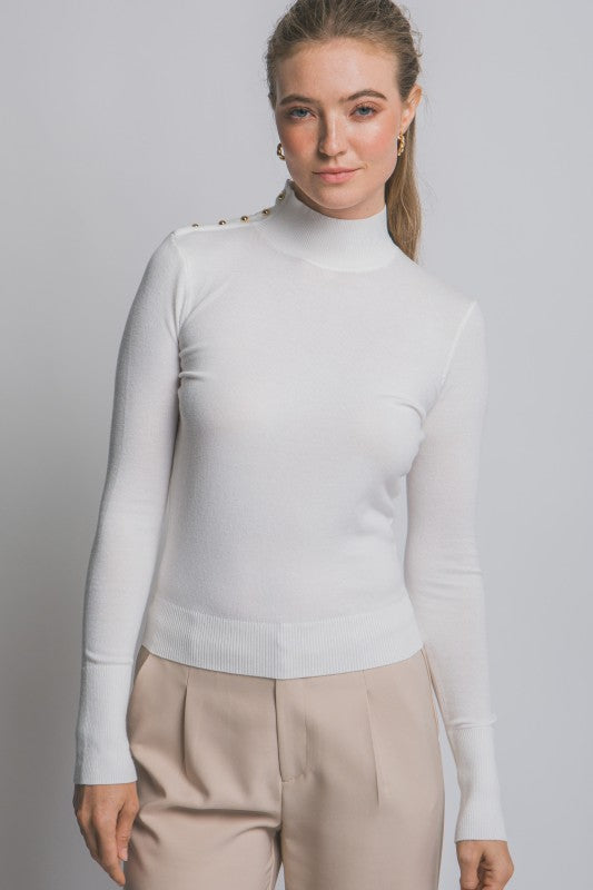 THE TIMING KNIT - WHITE