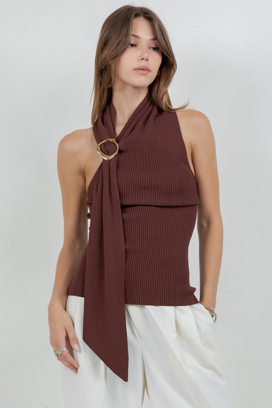 THE SEVEN SCARF TOP
