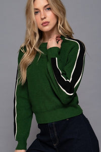 THE LANES SWEATER - HUNTER GREEN