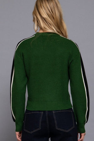 THE LANES SWEATER - HUNTER GREEN