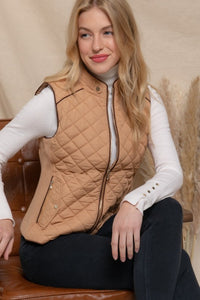 THE EQUICHIC VEST - CARAMEL
