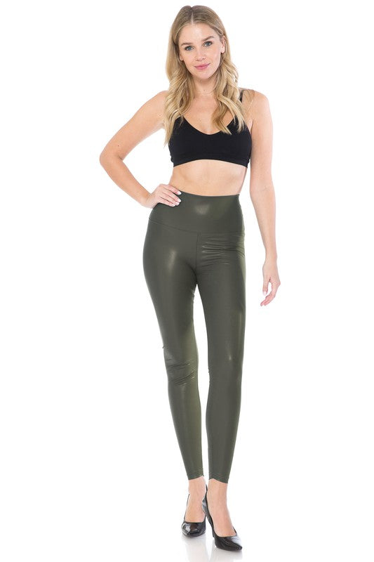 THE MOTION FAUX LEATHER LEGGING