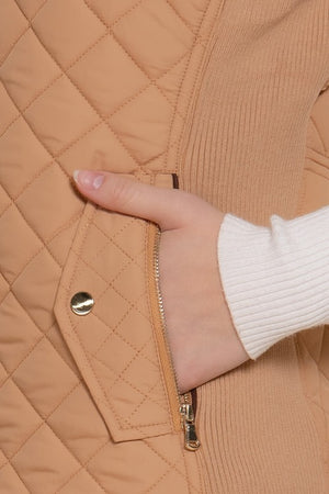 THE EQUICHIC VEST - CARAMEL