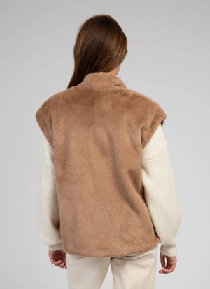 THE HAWTHORN FAUX FUR VEST