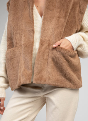 THE HAWTHORN FAUX FUR VEST