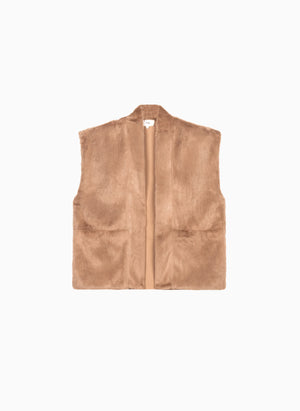 THE HAWTHORN FAUX FUR VEST