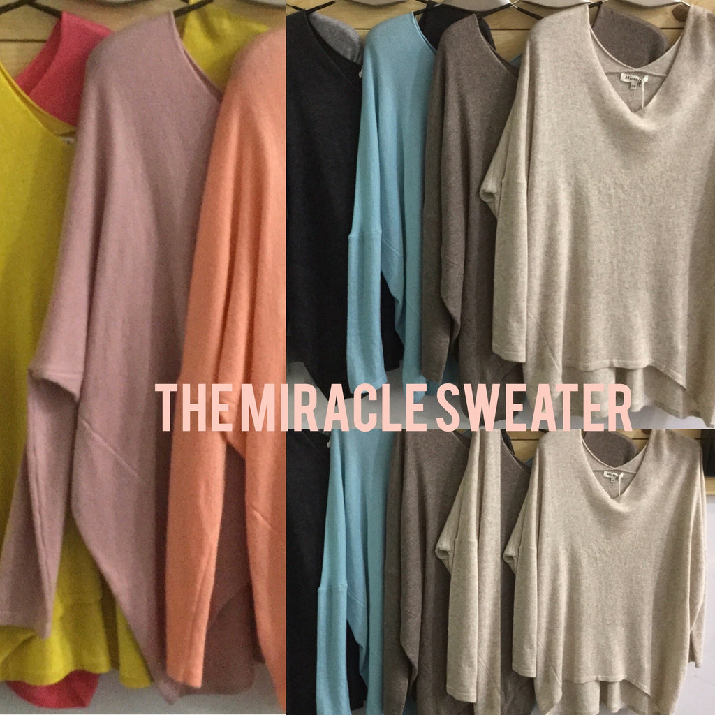 THE MIRACLE SWEATER - BEST-SELLER RE-STOCKED