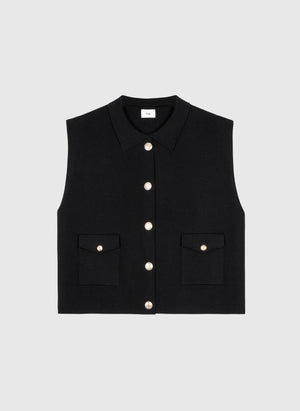 THE RIVE DROITE SLEEVELESS KNIT