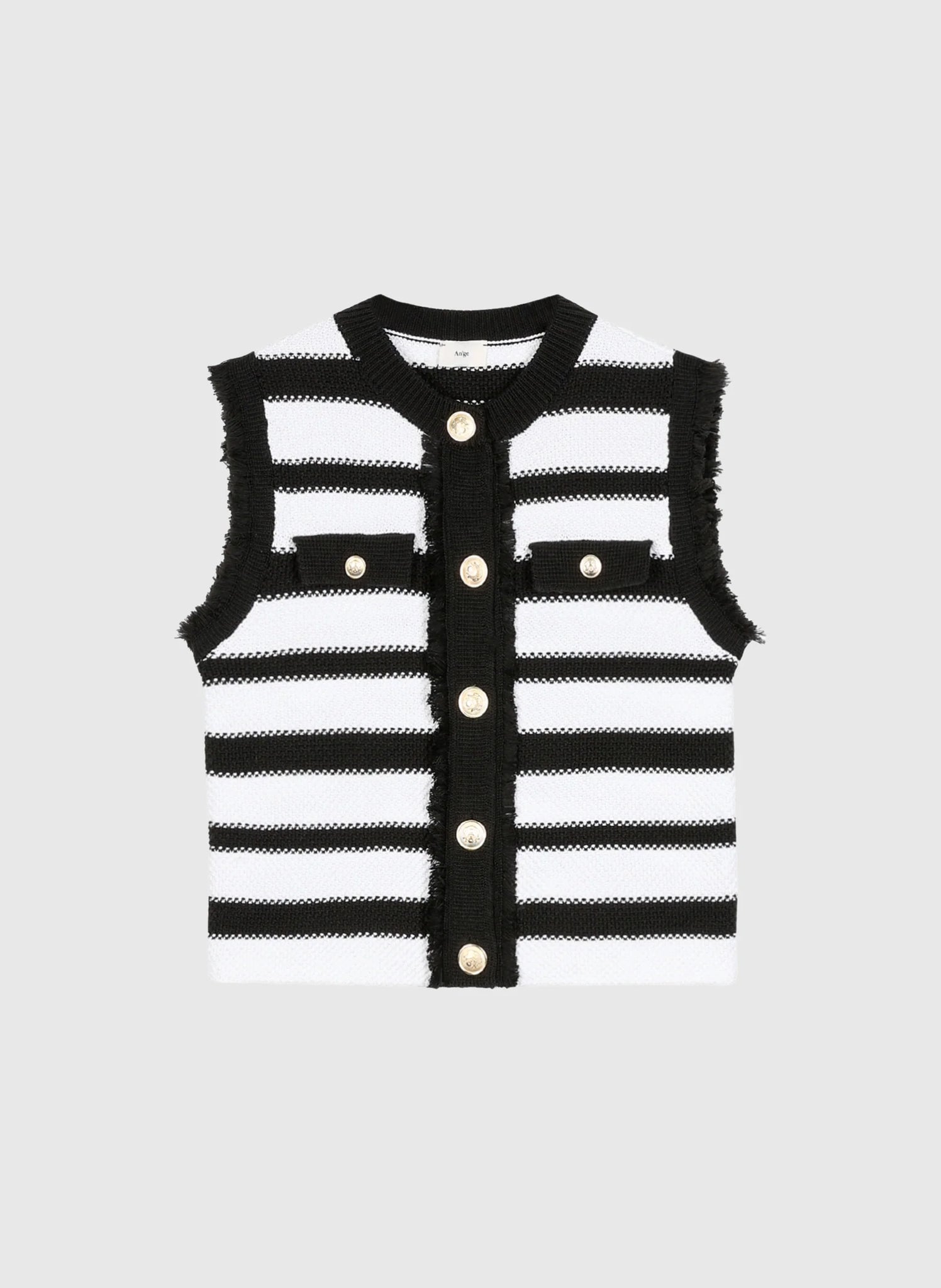 THE PORTER DETAIL KNIT - FRENCH STRIPE