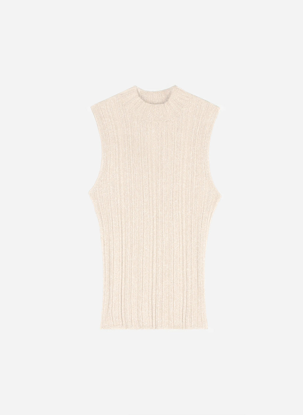 THE ESSENTIAL EDIT MOCKNECK - ECRU
