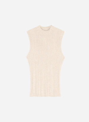 THE ESSENTIAL EDIT MOCKNECK - SABLE