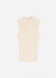 THE ESSENTIAL EDIT MOCKNECK - ECRU