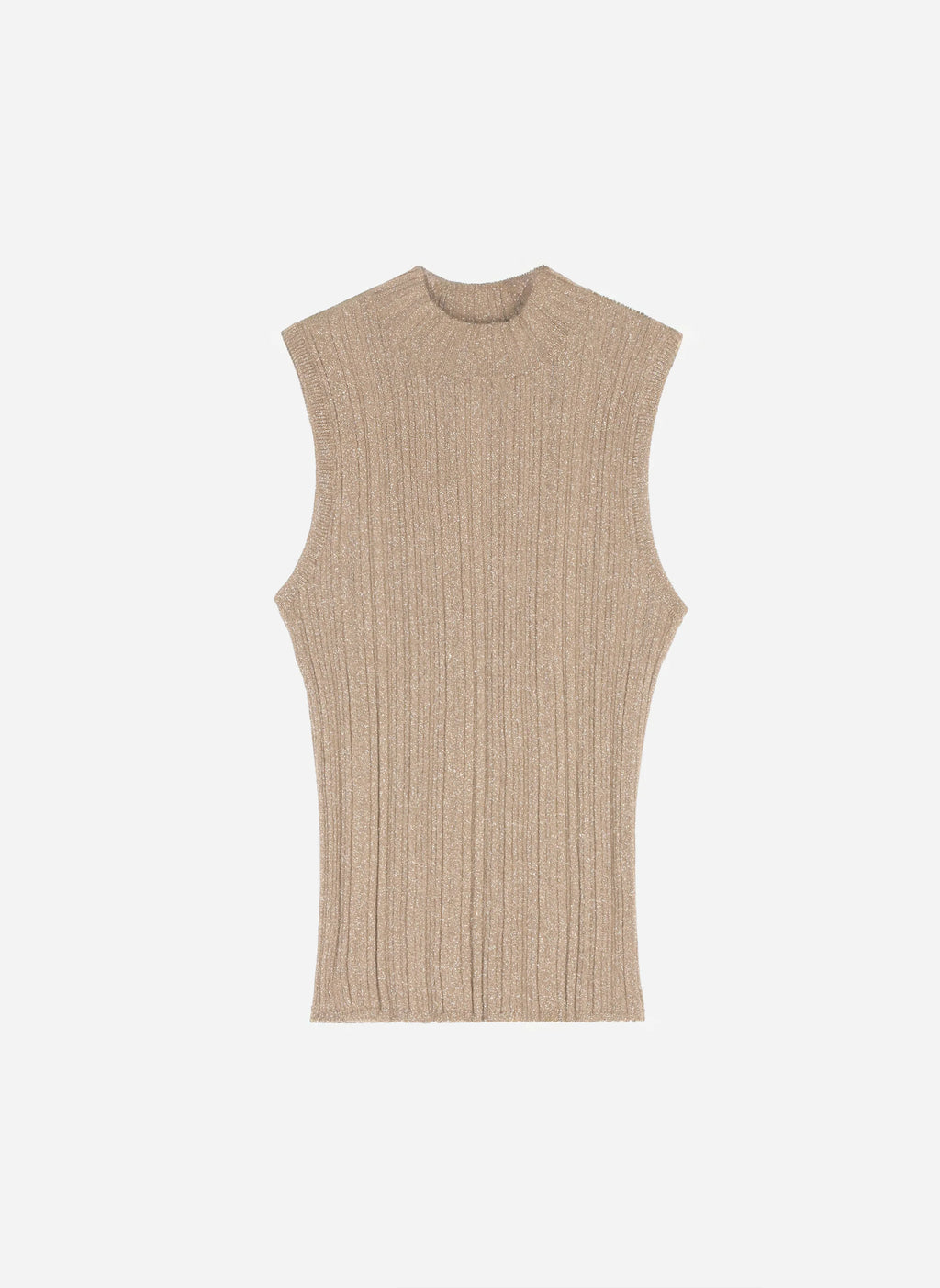 THE ESSENTIAL EDIT MOCKNECK - SABLE