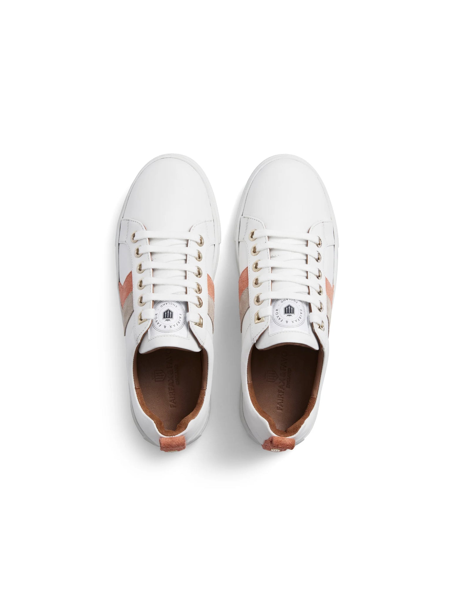 **NEW** THE FAIRFAX & FAVOR ALEXANDRA SNEAKER - MELON/STONE